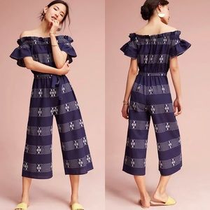 Anthropologie Corey Lynn Calter Aziza Off-The-Shoulder Jumpsuit